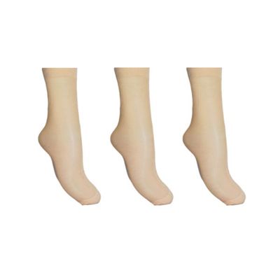جوراب ساق کوتاه زنانه اسمارا مدل Basic 40 مجموعه سه عددی