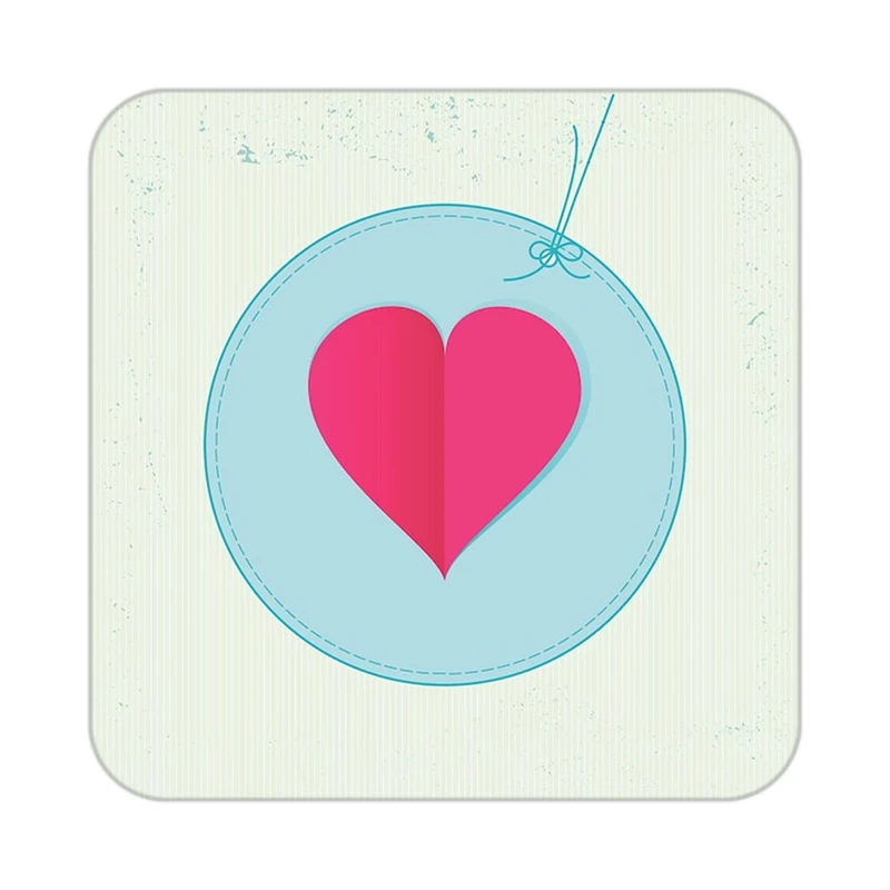 زیر لیوانی کاکتی طرح عاشقانه مدل mp39760