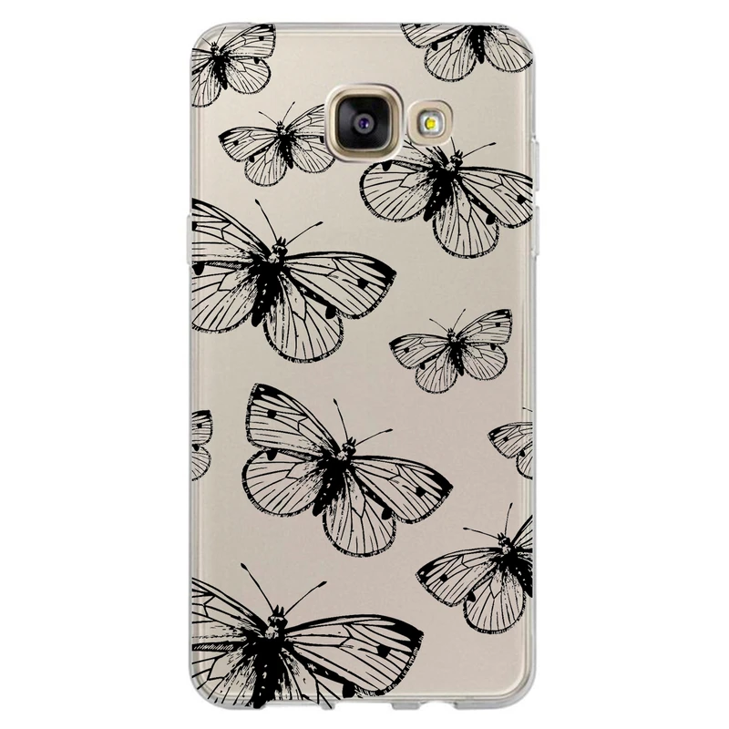 کاور مگافون طرح پروانه مدل C54-B مناسب برای گوشی موبایل سامسونگ Galaxy A5 2016 / A510