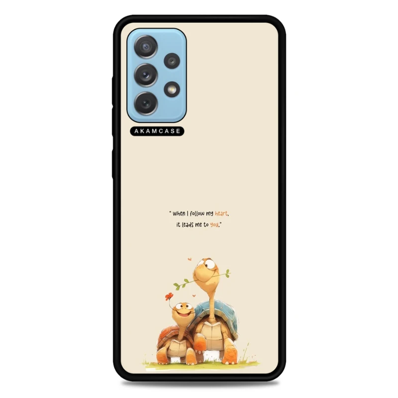 کاور آکام مدل AMC-WSGA72-ANIMALS QOUTES-2 مناسب برای گوشی موبایل سامسونگ Galaxy A72