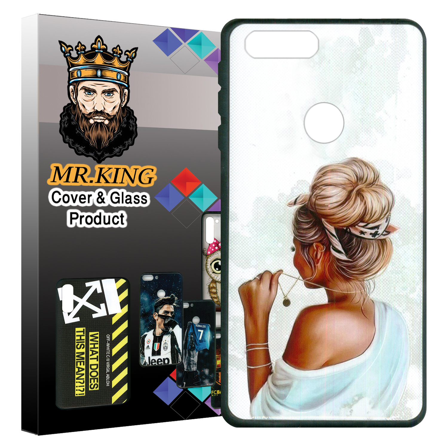 کاور مستر کینگ طرح girl کد 5010 مناسب برای گوشی موبایل آنر 7X