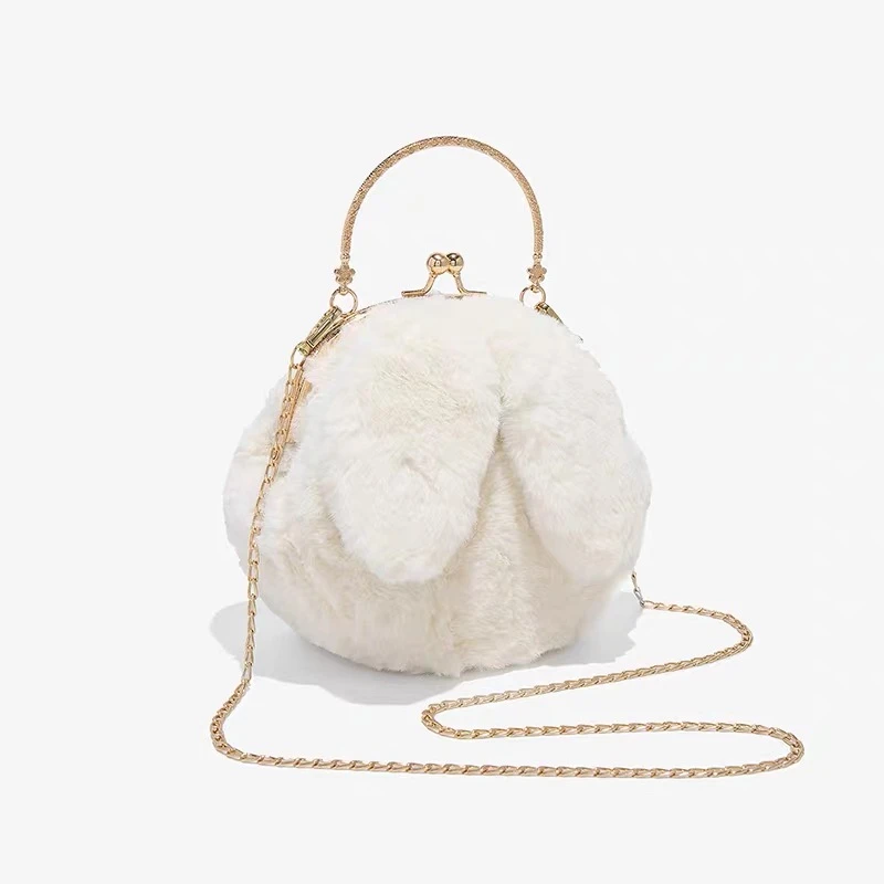 عکس شماره 4 : کیف رودوشی دخترانه مدل پولیشی طرح خرگوشی کد 101024