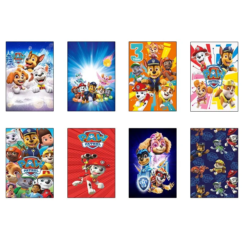پوستر کارنيکا طرح سگ های نگهبان paw patrol کد 65383 مجموعه 8 عددی
