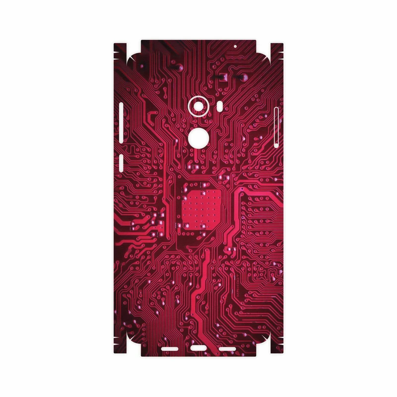 برچسب پوششی ماهوت مدل Red-Printed-Circuit-Board-FullSkin مناسب برای گوشی موبایل شیائومی Mi Mix 2
