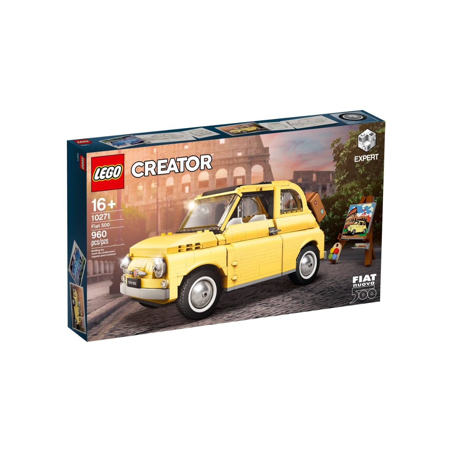 لگو مدل fiat 500