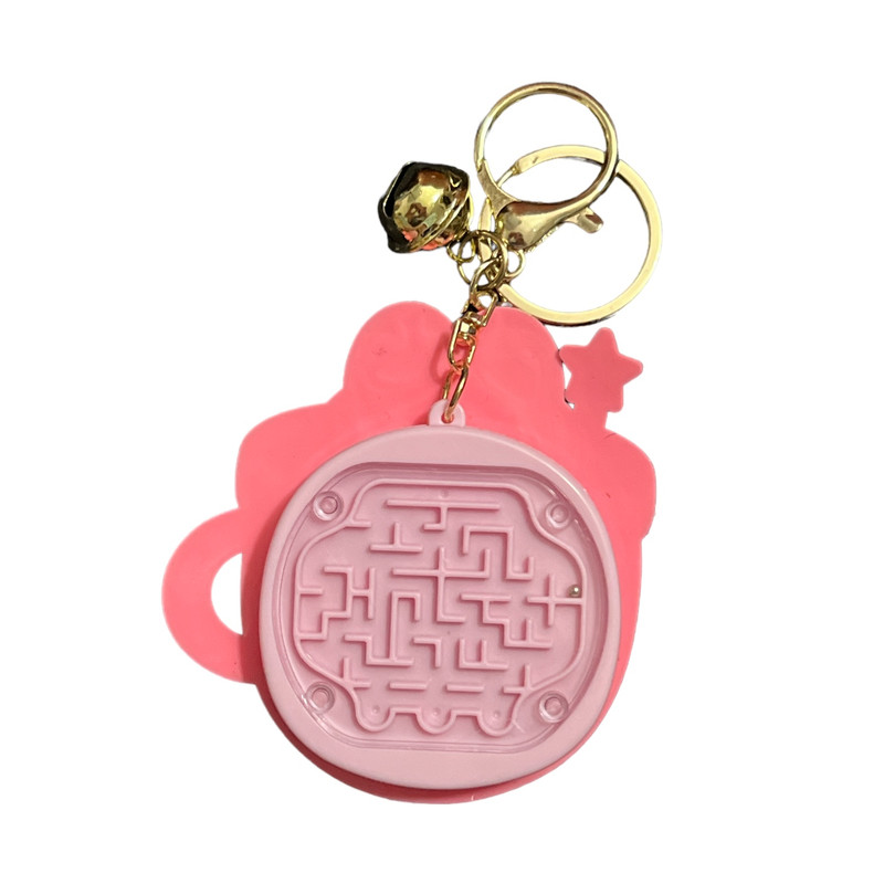 جاکلیدی دخترانه مدل آویزدار خرگوشی طرح ماشین حساب