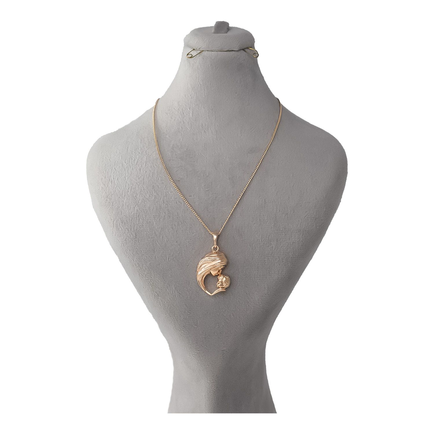 گردنبند زنانه ژوپینگ طرح مادر و فرزند کد 01 -  - 1