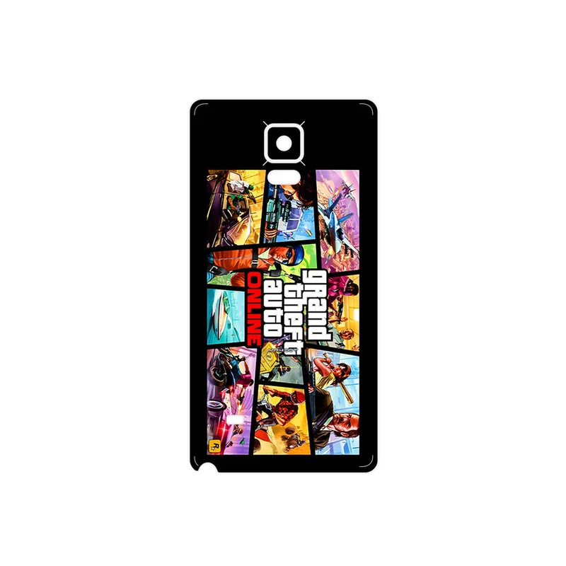 برچسب پوششی ماهوت مدل GTA Online Game Series مناسب برای گوشی موبایل سامسونگ Galaxy Note 4