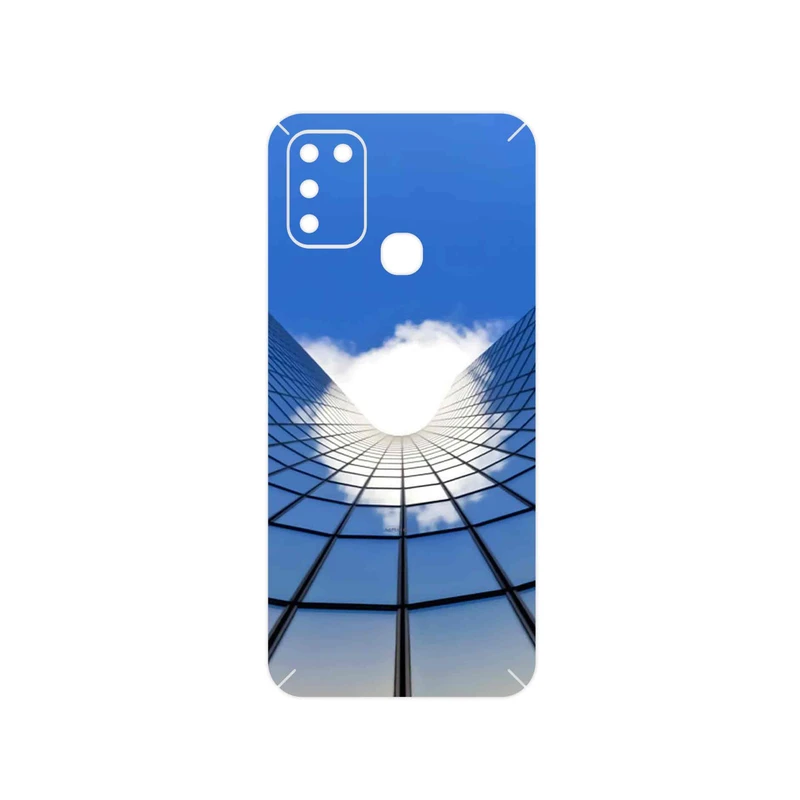 برچسب پوششی ماهوت مدل Glass skyscraper مناسب برای گوشی موبایل اینفینیکس Hot 11 Play