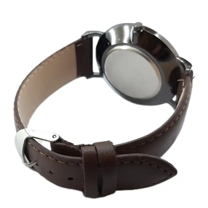 ساعت مچی عقربه ای مدل بند چرمی کد 0013