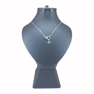 گردنبند نقره زنانه سواروسکی مدل قلب کد 5