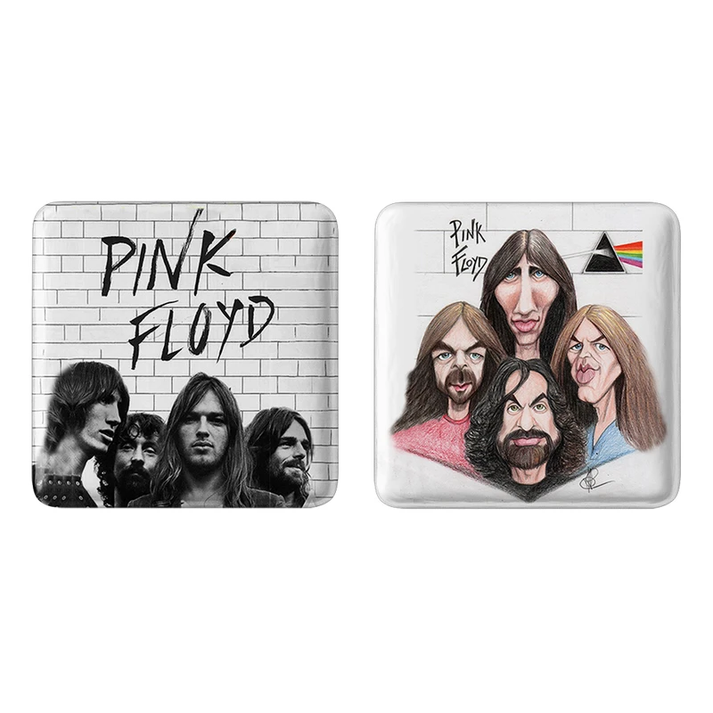 مگنت خندالو مدل گروه Pink Floyd کد 32513255 مجموعه 2 عددی