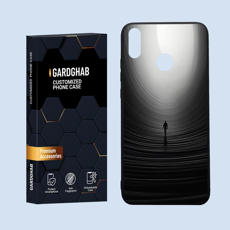 کاور گارد قاب مدل دور ژله ای پشت گلس  پسرانه مناسب برای گوشی  آنر  8x