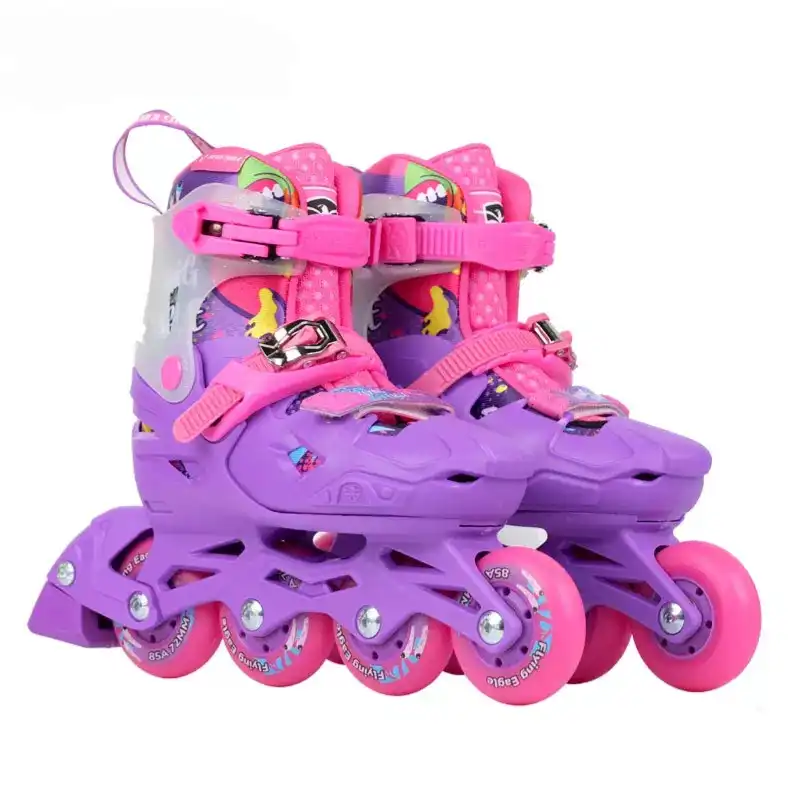 اسکیت کفشی فلاینگ ایکل مدل S3 به همراه کلاه و لوازم ایمنی و کیف اسکیت