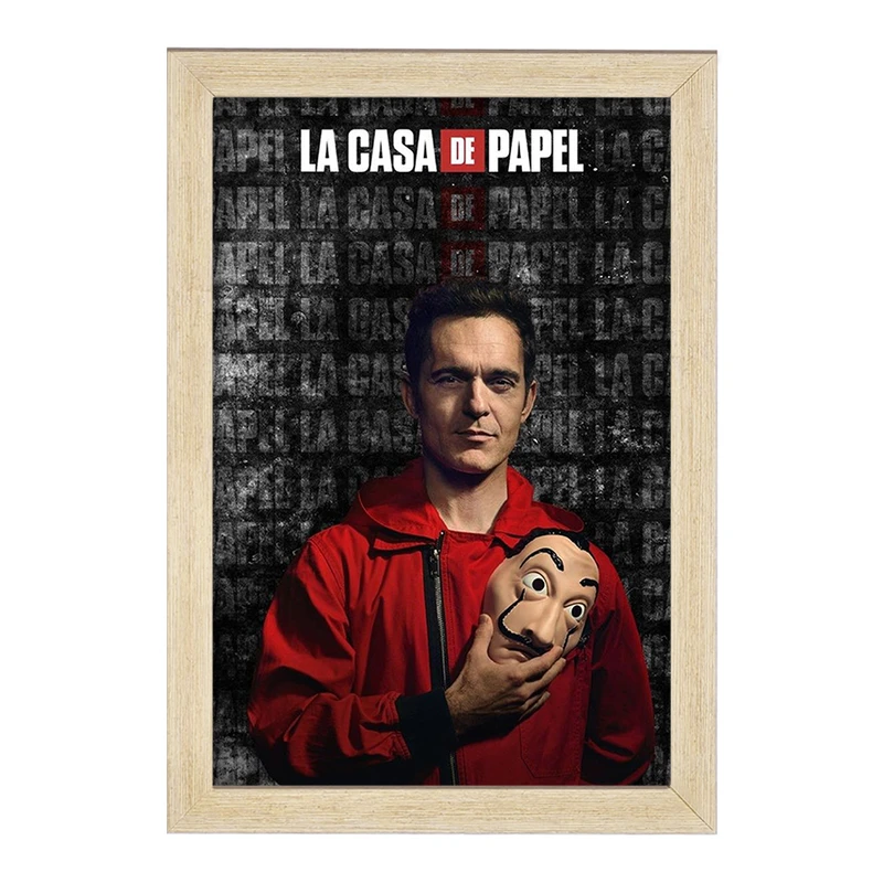 تابلو خندالو مدل برلین سریال Money Heist  کد 3226