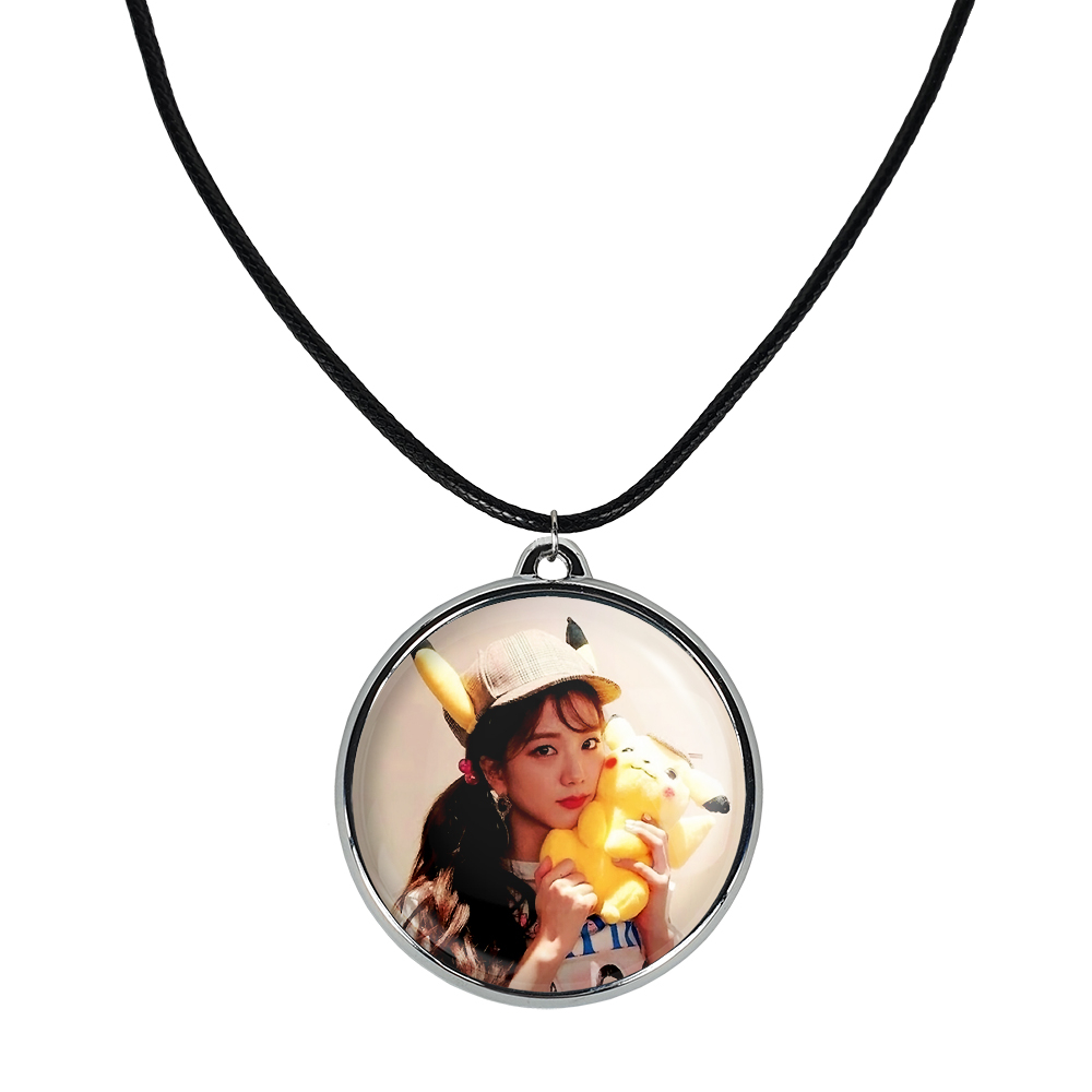 گردنبند خندالو مدل جیسو بلک پینک کد 1419914195