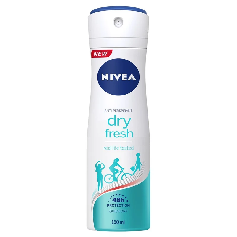 اسپری بدن زنانه نیوآ مدل Dry Fresh حجم 250 میلی لیتر