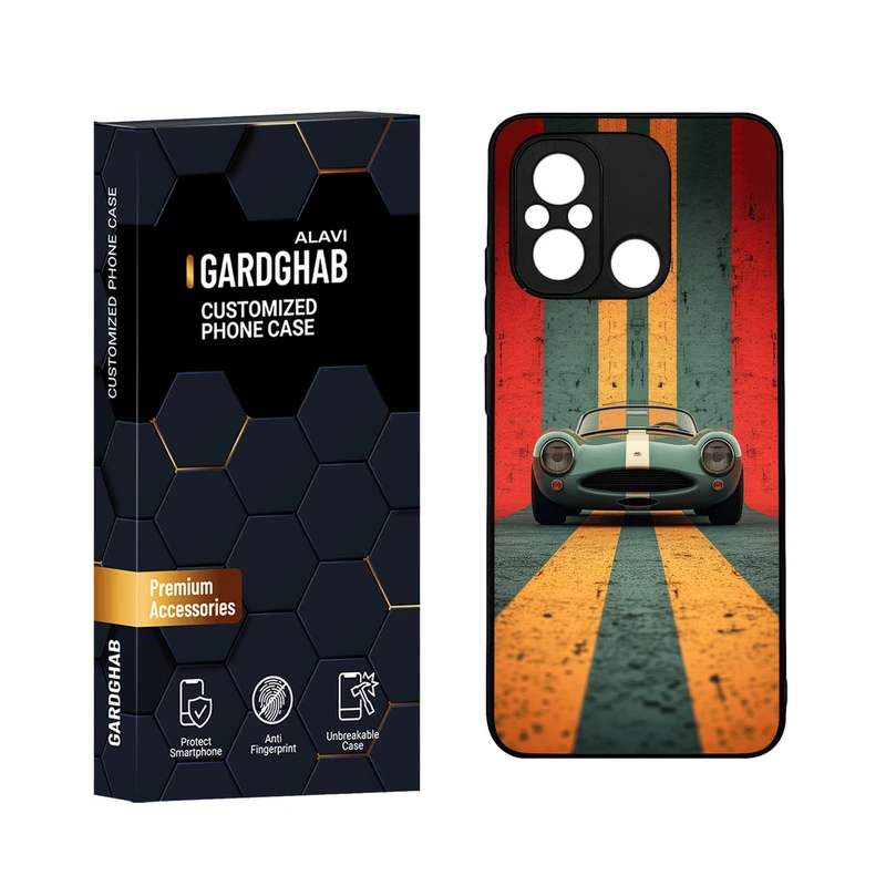 کاور گارد قاب مدل دورژله ای پسرانه مناسب برای گوشی موبایل شیائومی Poco C55 / Redmi 12c