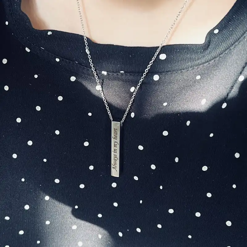 گردنبند مدل مکعب عشق Always in my heart