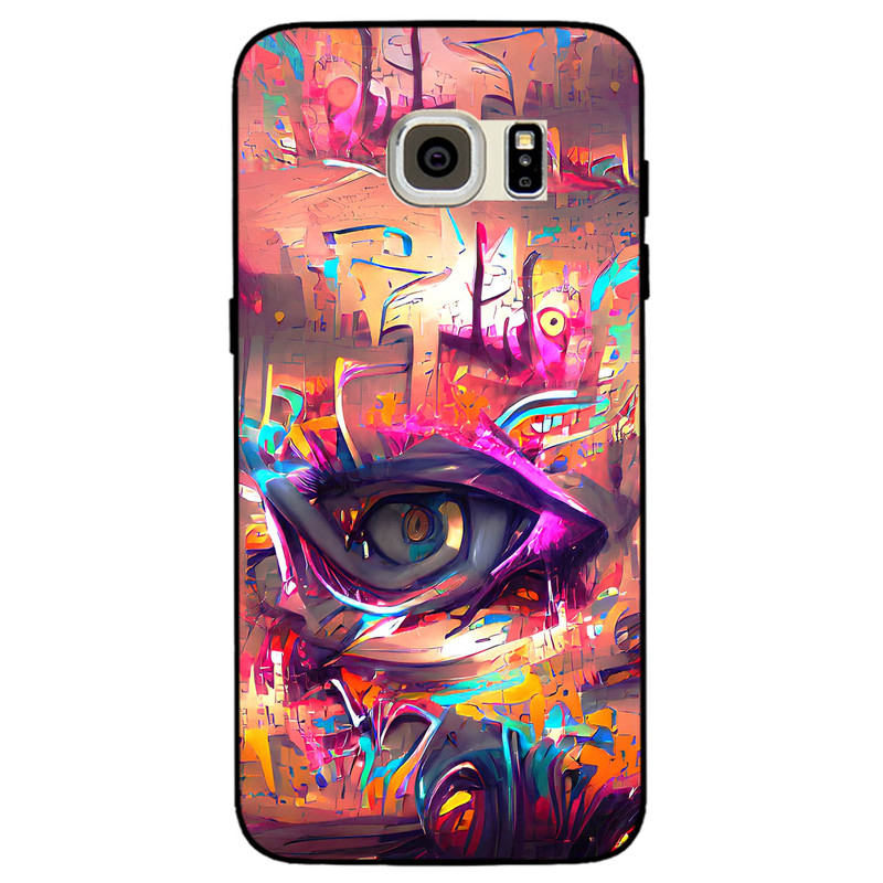 کاور مگافون طرح چشم مدل 2823 مناسب برای گوشی موبایل سامسونگ Galaxy Note 5         