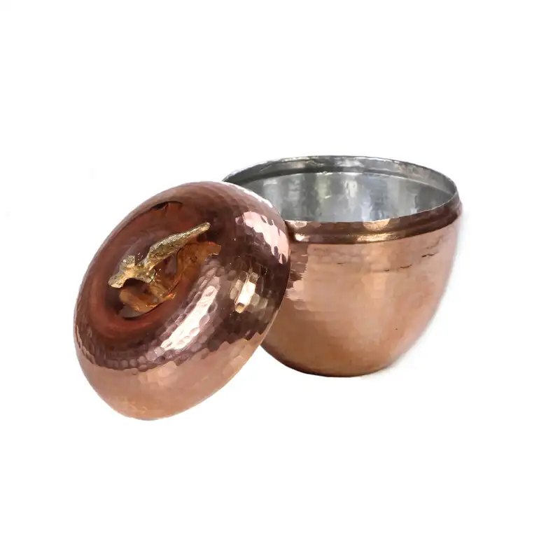 قندان مسی طرح سیب کد ZH04.3