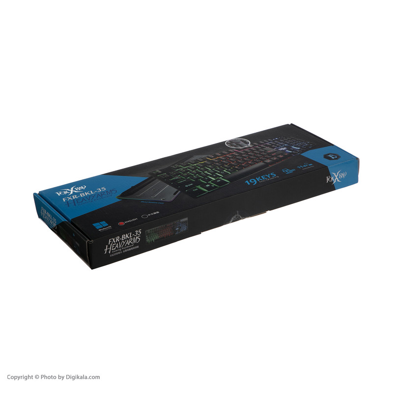 کیبورد مخصوص بازی فاکس ری مدل FXR-HKM-35