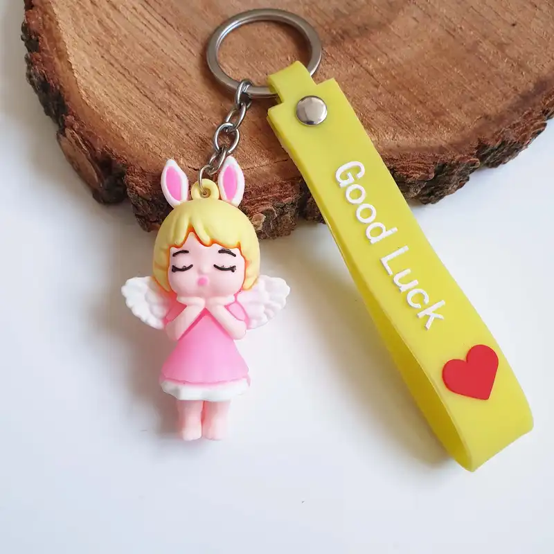 جاکلیدی مدل سیلیکونی طرح دختر فرشته کد DB21