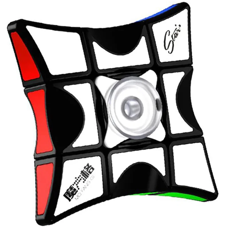 مکعب روبیک چی ای مدل اسپینری کای وای 3×3×1 QY Fidget Spinner rings