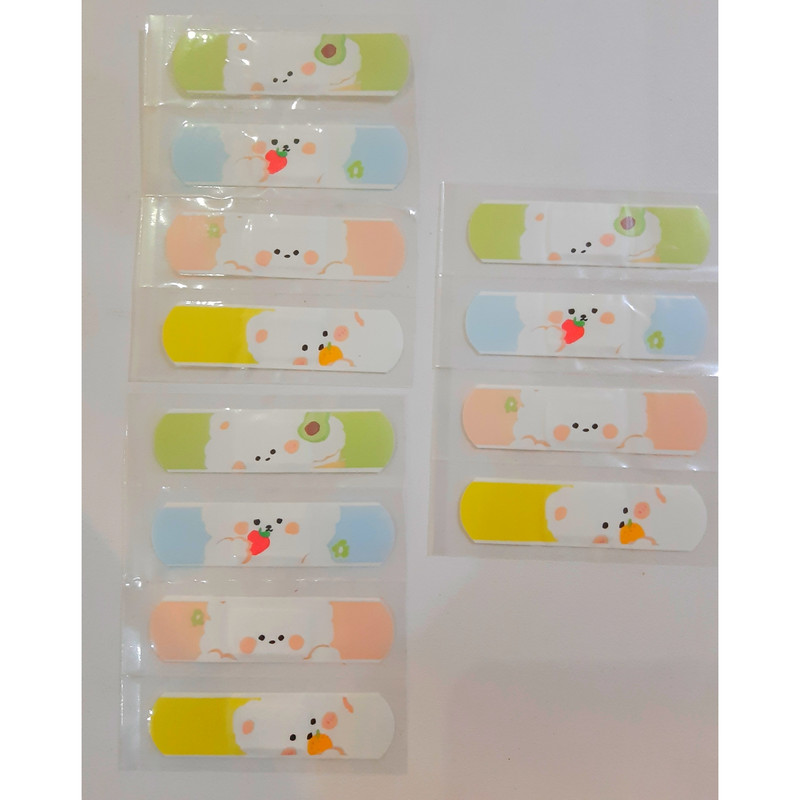 چسب زخم مدل خرس و آواکادو کد 77 بسته 12 عددی