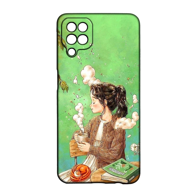 کاور طرح دخترانه کد 252 مناسب برای گوشی موبایل سامسونگ Galaxy A12 / M12 / F12