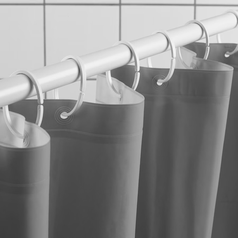 پرده حمام ایکیا مدل LUDDHAGTORN سایز 180x200 سانتی متر