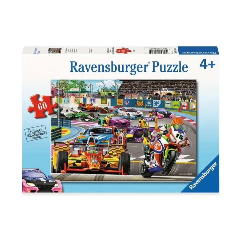 پازل 60 تکه راونزبرگر مدل Racetrack Rally کد 05734