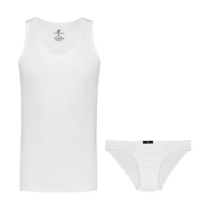 ست شورت و زیرپوش مردانه زاگرس پوش مدل 105-WHITE