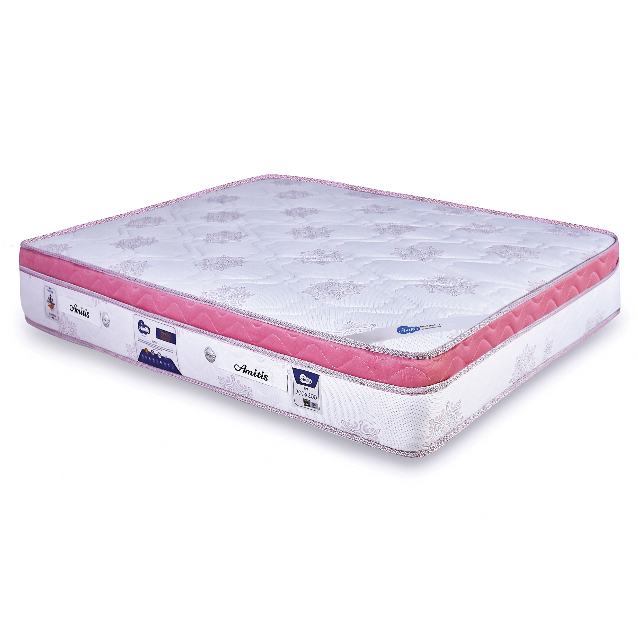 تشک آمیتیس مدل تندیس دو نفره سایز 200x200 سانتی متر 