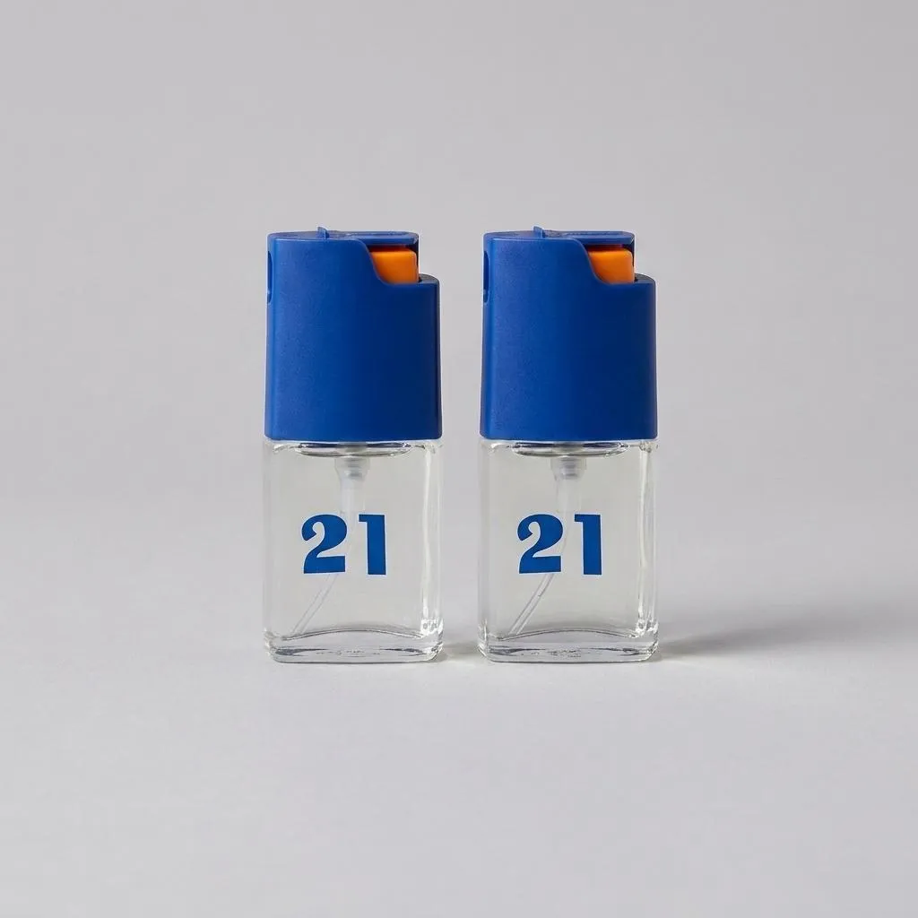 عطر جیبی مردانه بیک شماره 21 حجم 7.5 میلی لیتر مجموعه 2 عددی
