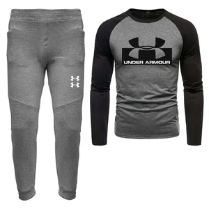 ست تی شرت و شلوار مردانه مدل 04081748 رنگ طوسی