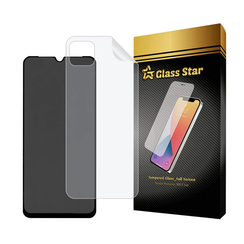 محافظ صفحه نمایش حریم شخصی گلس استار مدل FULLPRIVNANOS مناسب برای گوشی موبایل سامسونگ Galaxy A22 5G به همراه محافظ پشت گوشی