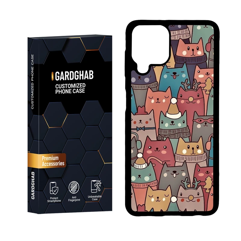  کاور گارد قاب مدل پشت گلس فانتزی مناسب برای گوشی موبایل سامسونگ Galaxy A22 4G