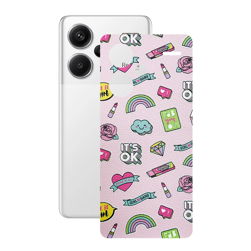 برچسب پوششی ریمکس مدل Leth طرح دخترانه مناسب برای گوشی موبایل شیائومی Redmi Note 13 Pro Plus