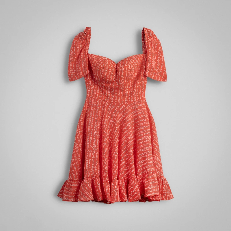 پیراهن یقه دلبری زنانه مدل فرحناز