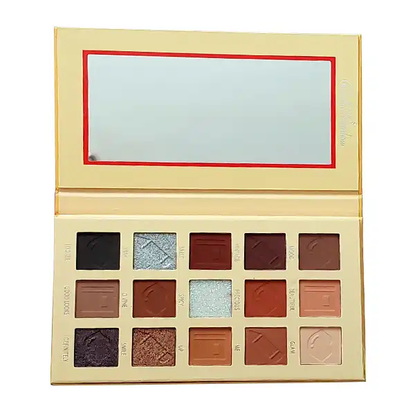 پالت سایه چشم  رینبو طرح آینه دار مدل PO56