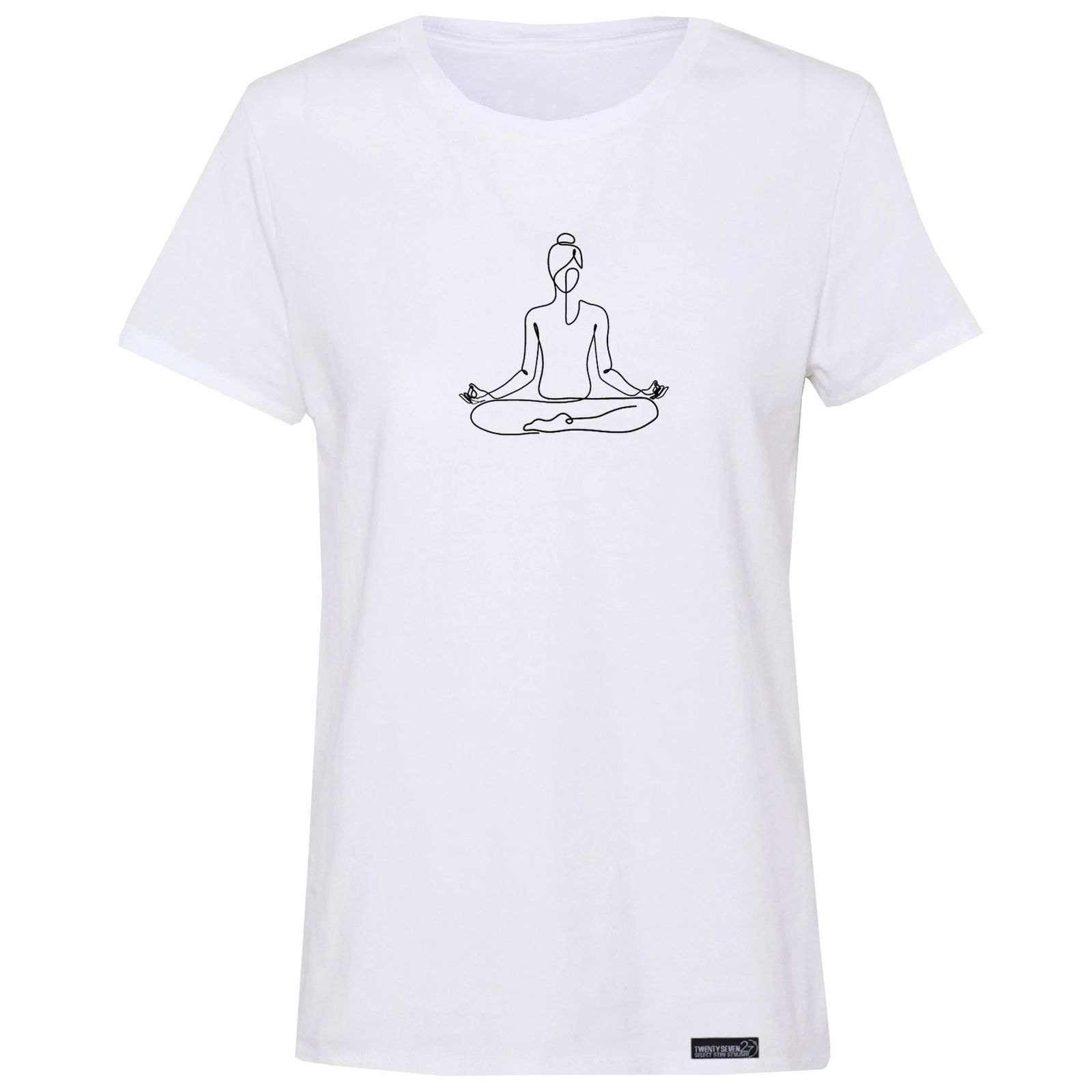 تی شرت آستین کوتاه زنانه 27 مدل یوگا کد RN552 -  - 1