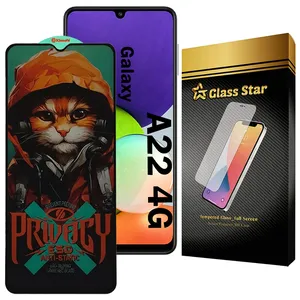 Glass Star CATPRVS Privacy Screen Protector For Samsung Galaxy A22 4G