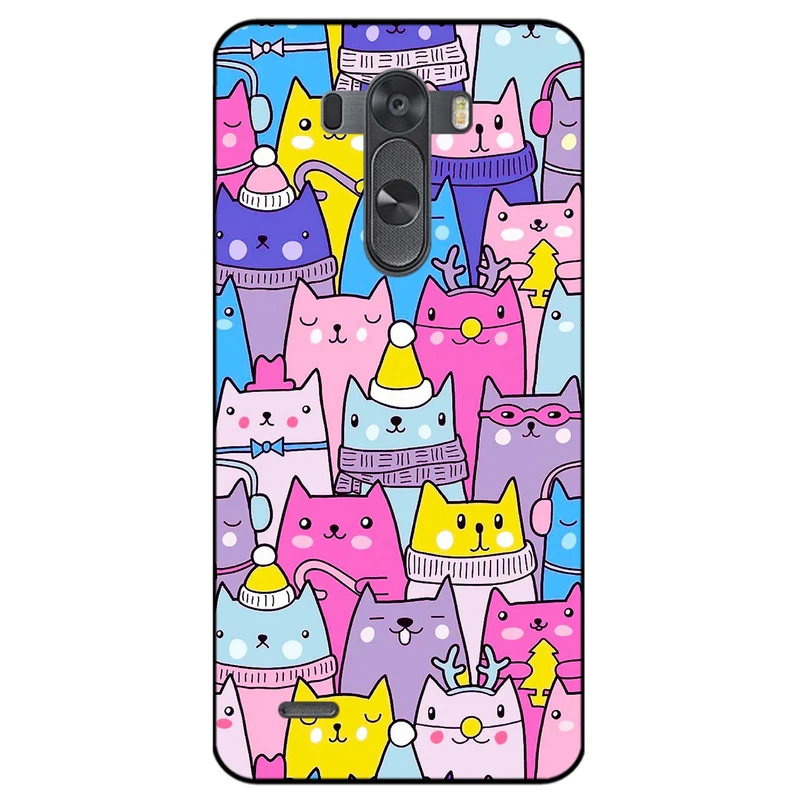 کاور مگافون طرح گربه مدل 8065 مناسب برای گوشی موبایل ال جی G3