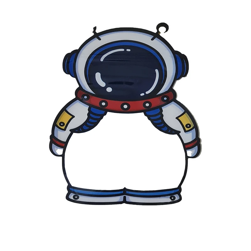 کیسه زیپ دار مدل فانتزی طرح آدم فضایی مجموعه 5 عددی