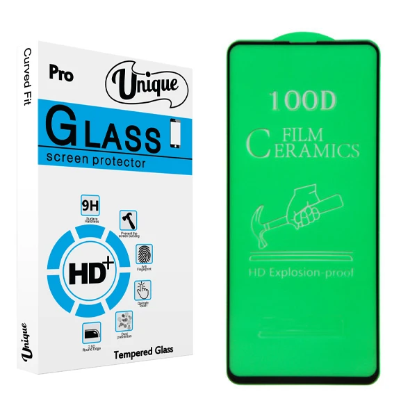 محافظ صفحه نمایش سرامیکی يونيک مدل +Clear مناسب برای گوشی موبایل سامسونگ Galaxy A21s
