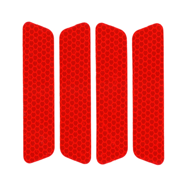 برچسب شبرنگ هشدار باز بودن درب خودرو فلکترا مدل DOOR152 بسته 4 عددی مناسب برای ساندرو