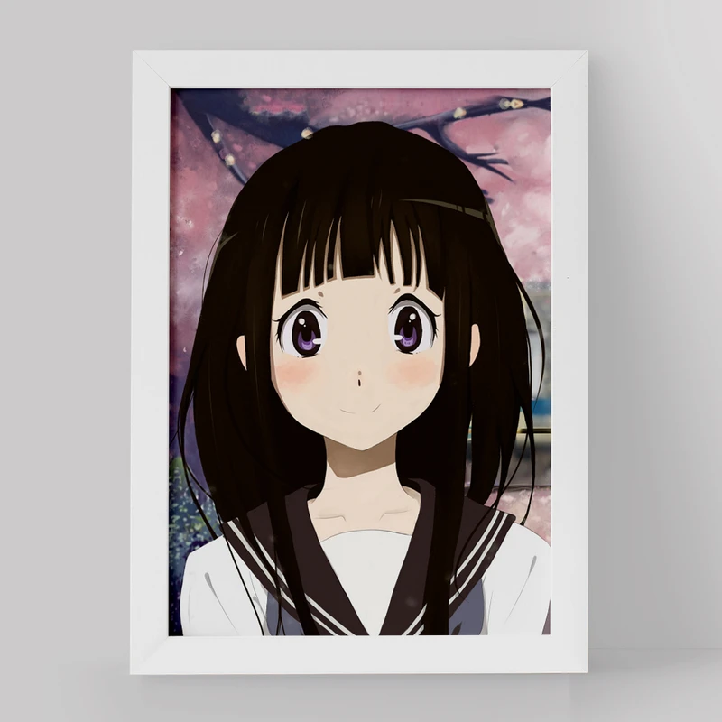 تابلو خندالو مدل چیتاندا انیمه هیوکا Hyouka کد 17086