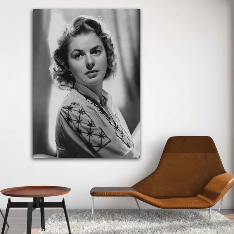 تابلو شاسی طرح اینگرید برگمان مدل Artist 0355