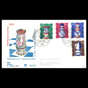 تمبر یادگاری مدل پاکت مهر روز مجموعه 4 عددی